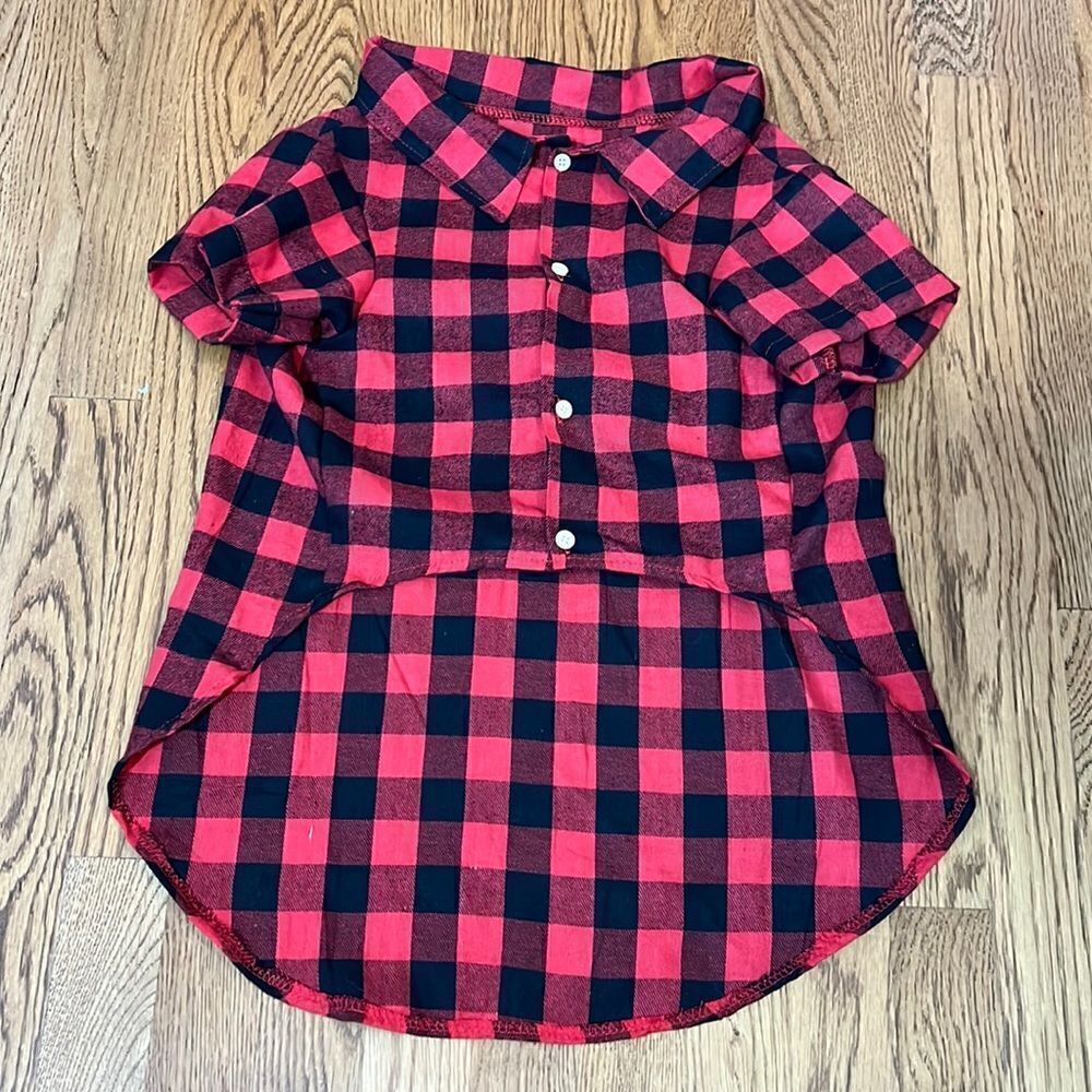 Koneseve plaid Dog Shirt XL